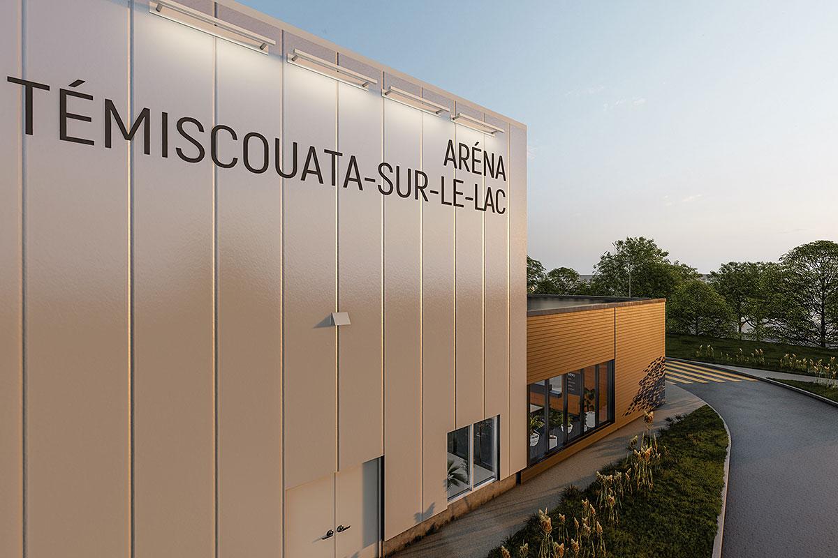 Témiscouata-sur-le-Lac octroie le contrat pour la construction de l’aréna et du centre récréatif. Crédit : Minuit moins une | Gracieuseté de la Ville de Témiscouata-sur-le-Lac