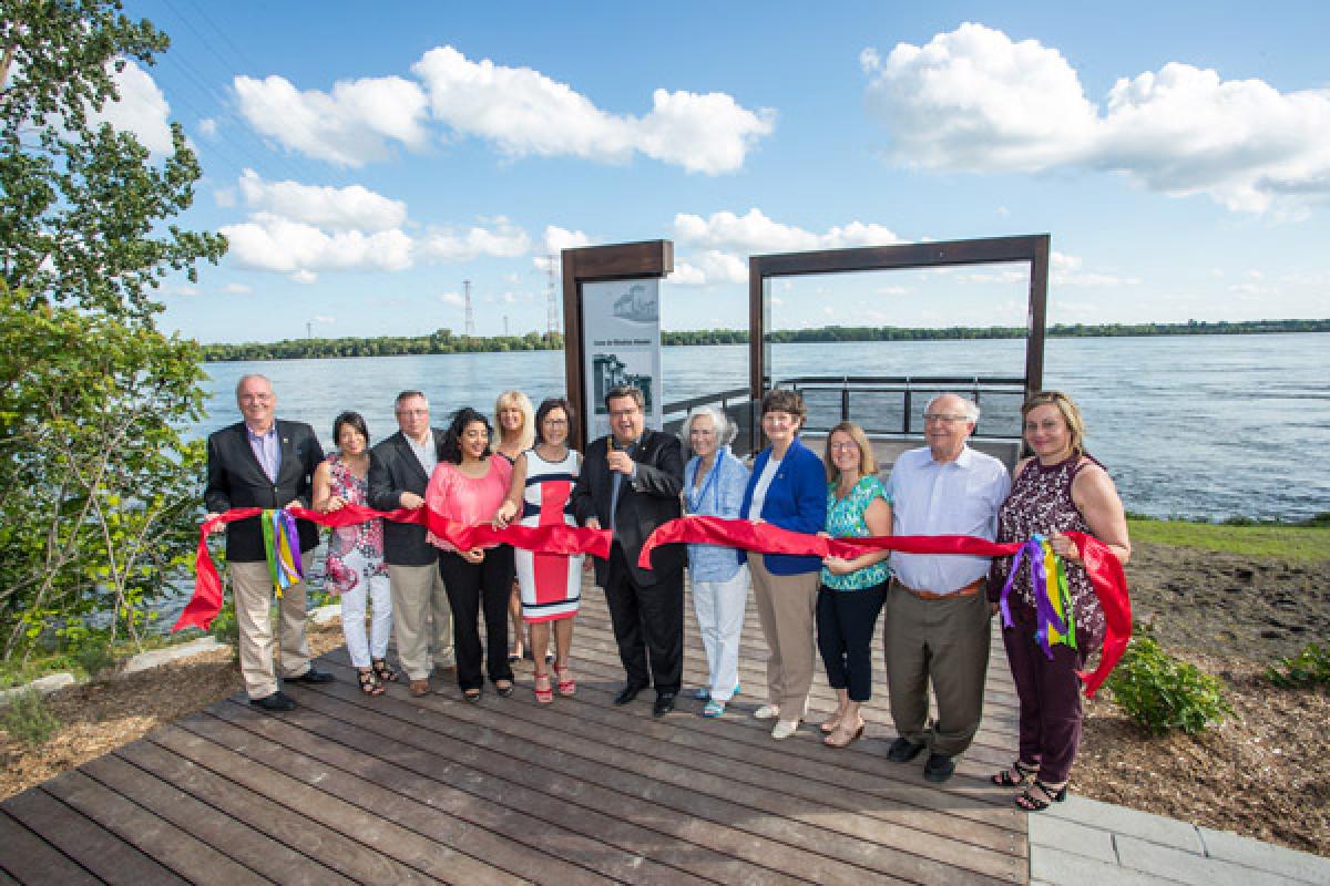 LaSalle : inauguration de la promenade de l’Aqueduc