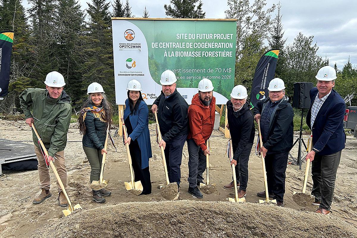 Un projet d'énergie renouvelable dans une communauté des Premières Nations au nord du Québec. Crédit : Banque de l'infrastructure du Canada
