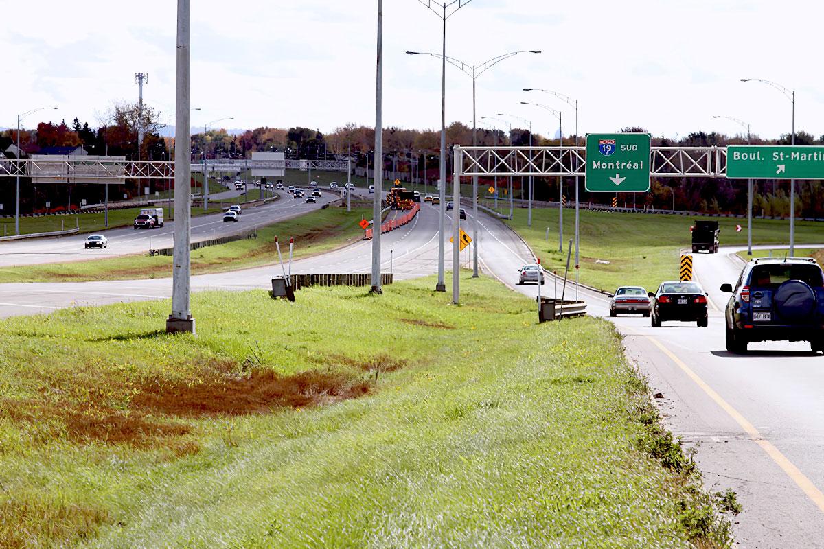 Coup d’envoi des travaux de prolongement de l’autoroute 19 entre Laval et Bois-des-Filion. Crédit : ministère des Transports du Québec