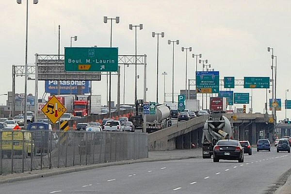 Reprise de la réparation de l'autoroute Métropolitaine