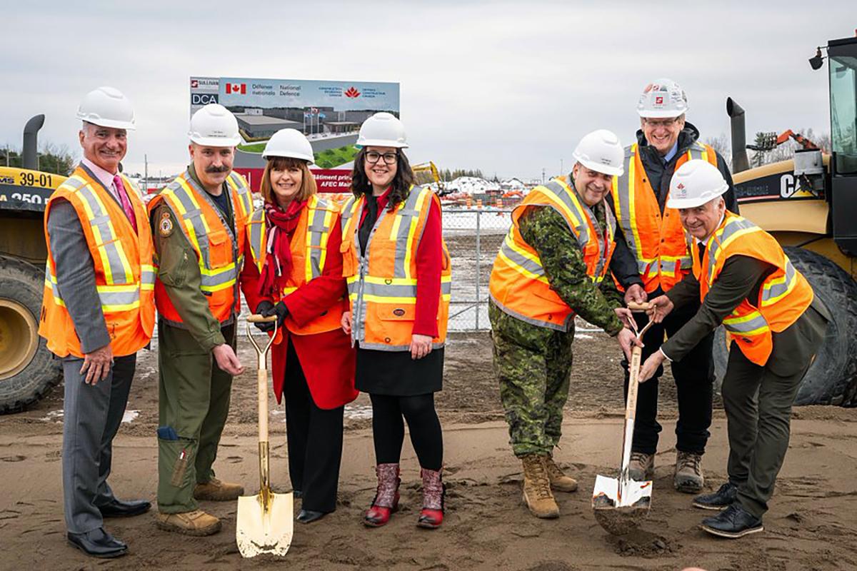 Investissement de 131 M$ à la Base des Forces canadiennes Bagotville. Crédit : Ministère de la Défense nationale
