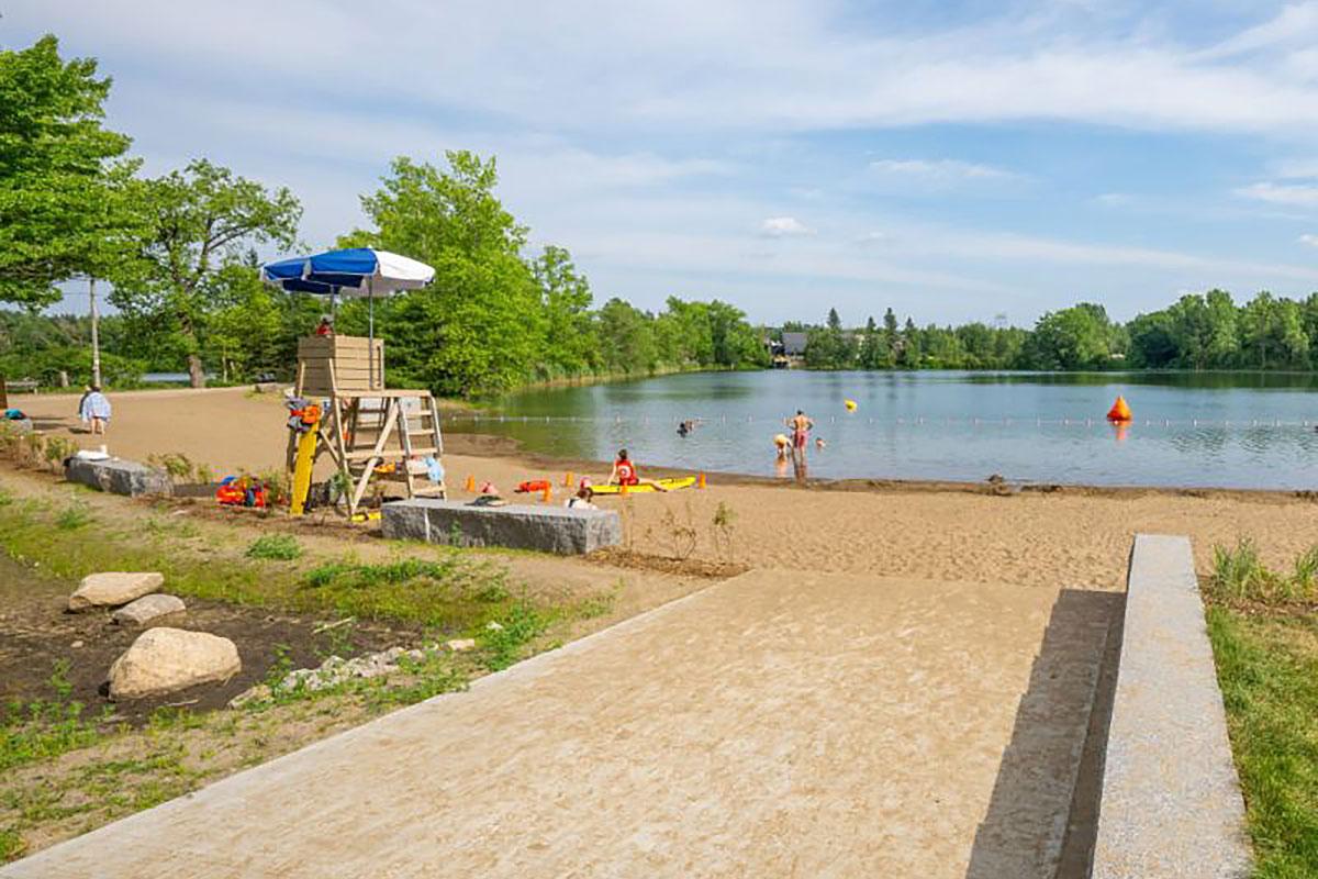 Cure de jeunesse pour la base de plein air de Sainte-Foy. Crédit : Ville de Québec