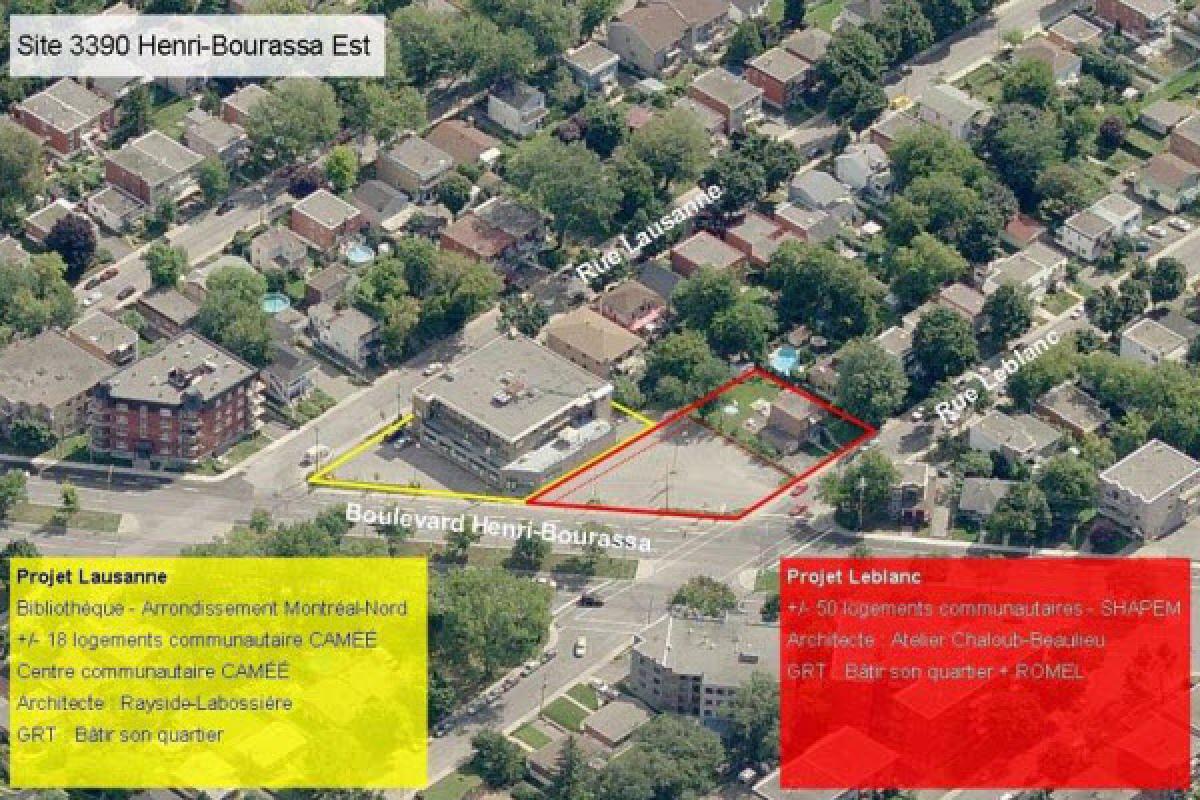 Montréal-Nord : relocalisation d'une bibliothèque et construction de logements s