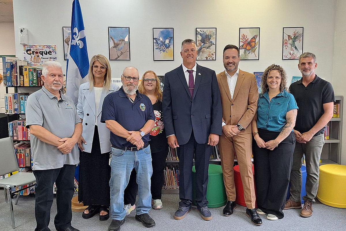 Québec bonifie son aide pour la future bibliothèque municipale de Saint-André-Avellin. Crédit : Municipalité de Saint-André-Avellin