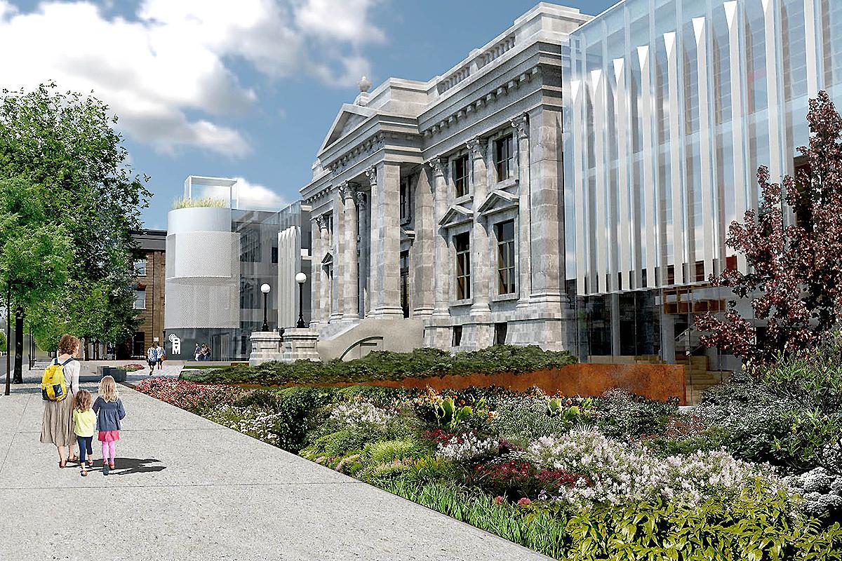 Inauguration de la bibliothèque Maisonneuve. Crédit : EVOQ Architecture