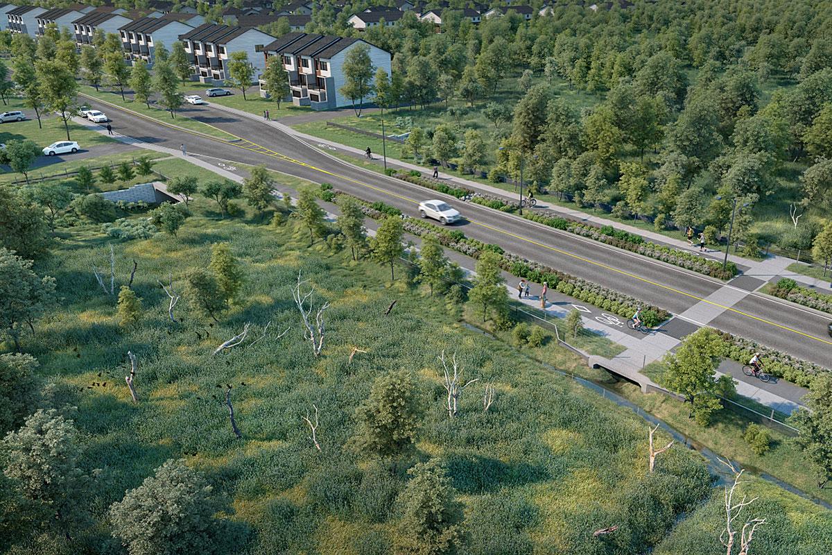 Prolongement du boulevard Béliveau : Longueuil reçoit le permis pour continuer les travaux. Crédit : Ville de Longueuil
