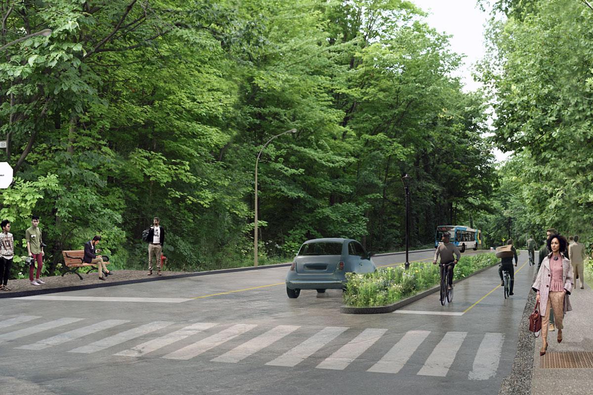 Travaux majeurs sur le boulevard Gouin. Crédit : Ville de Montréal