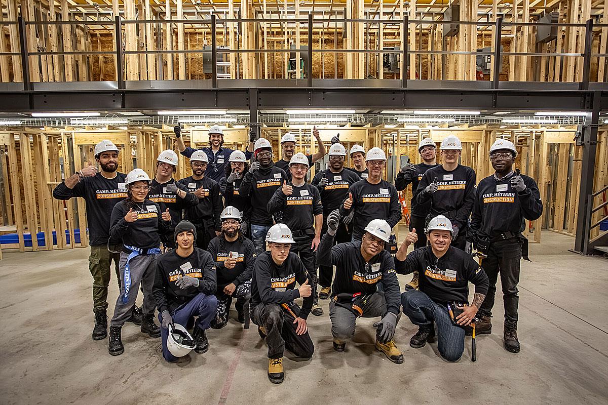 Le Camp des métiers Construction de retour en 2026. Crédit : ACQ