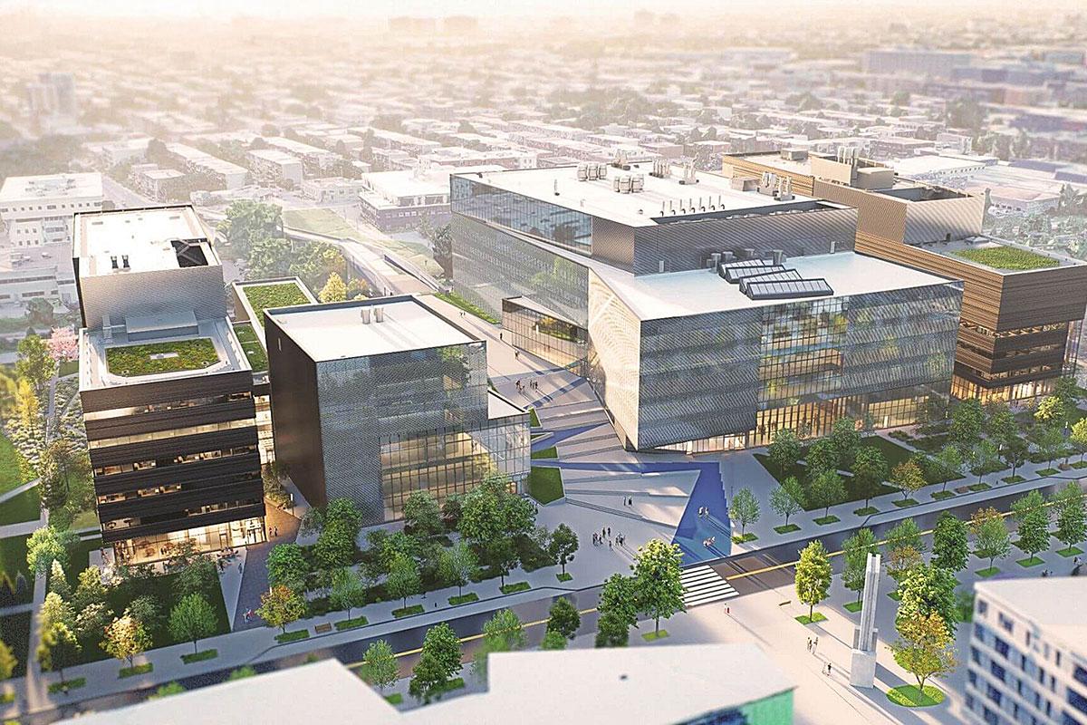 Le feu vert est donné à la phase 2 du campus MIL de l’Université de Montréal. Crédit : Menkès Shooner Dagenais LeTourneux | Lemay | NFOE architectes