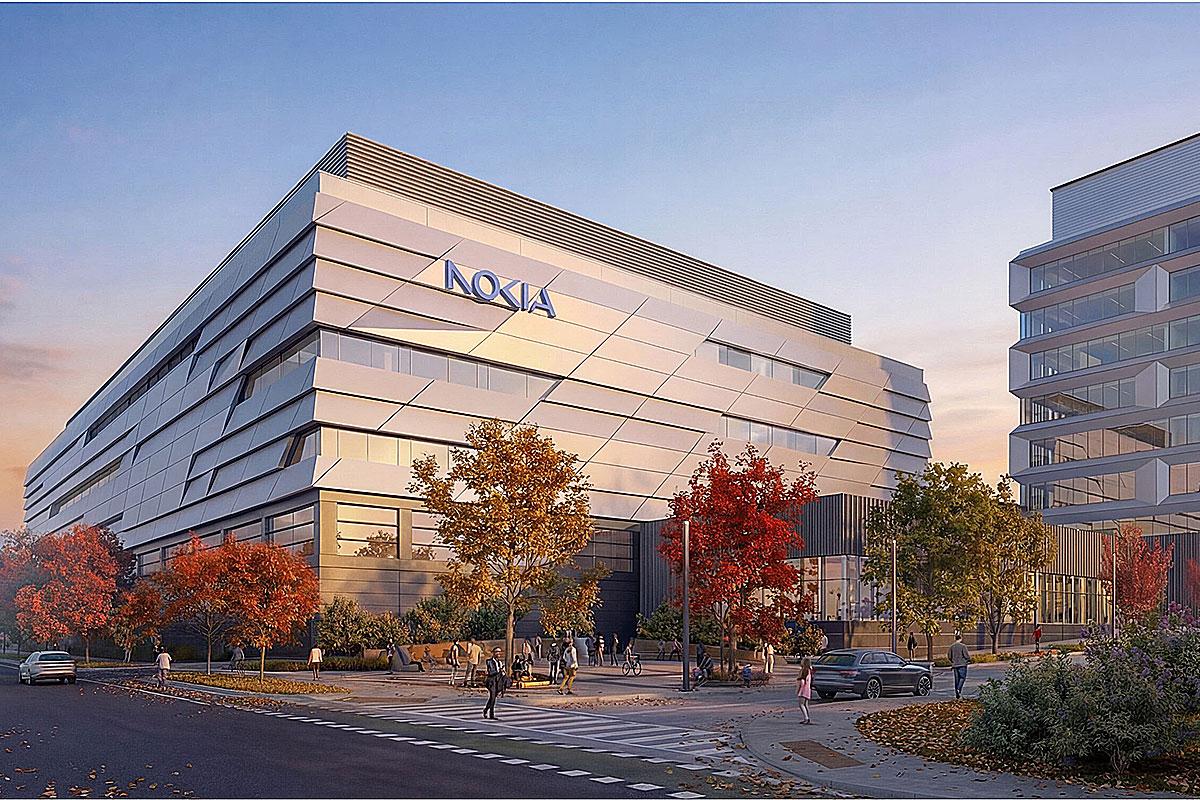 Nokia lance la construction de son campus d’innovation à Ottawa. Crédit : Nokia