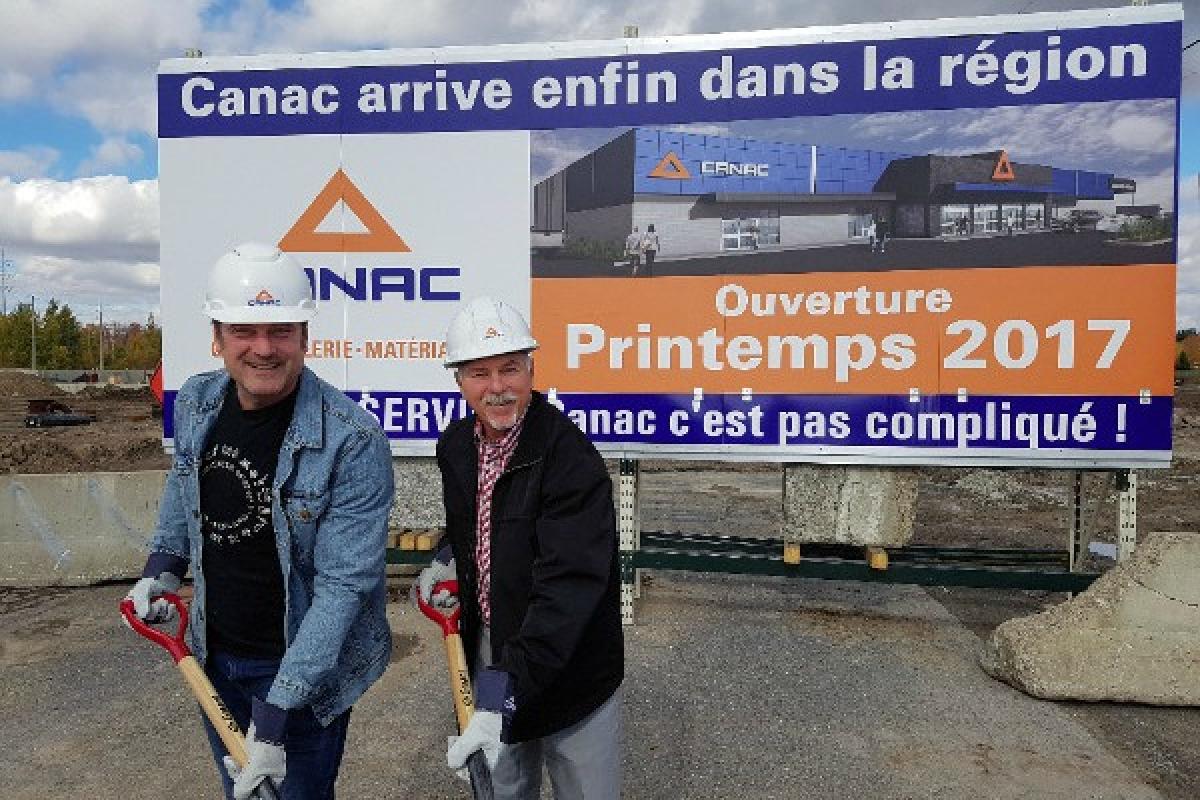 Canac ouvrira sa 25e succursale  à Granby au coin de la rue des Colombes et de l