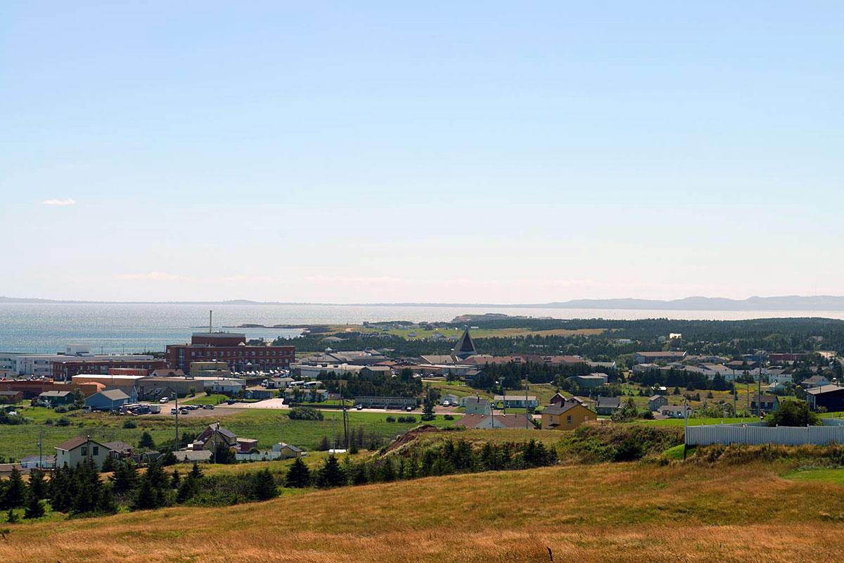 Des travaux cet automne pour la protection du littoral à Cap-aux-Meules. Crédit : Municipalité des Îles-de-la-Madeleine