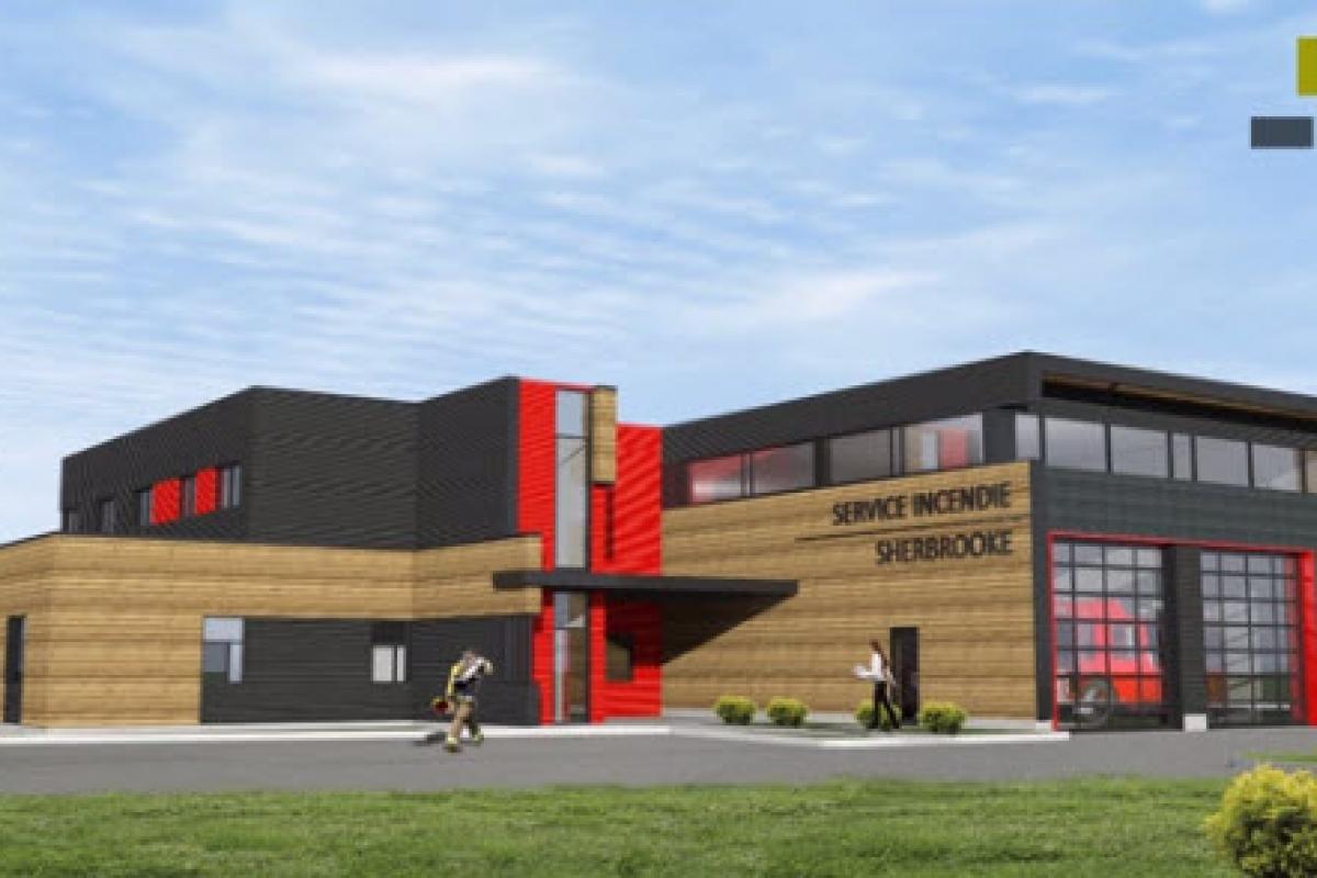Début de la construction de la caserne Robert-Davidson