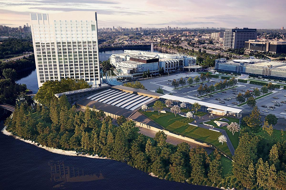 Agrandissement du complexe Hôtel-Casino du Lac-Leamy. Crédit : Cabinet de la ministre du Tourisme