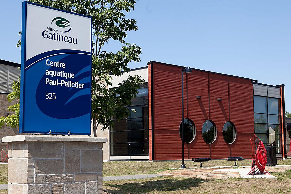 Gatineau investit 7,6 M$ dans le centre aquatique Paul-Pelletier. Crédit : Ville de Gatineau