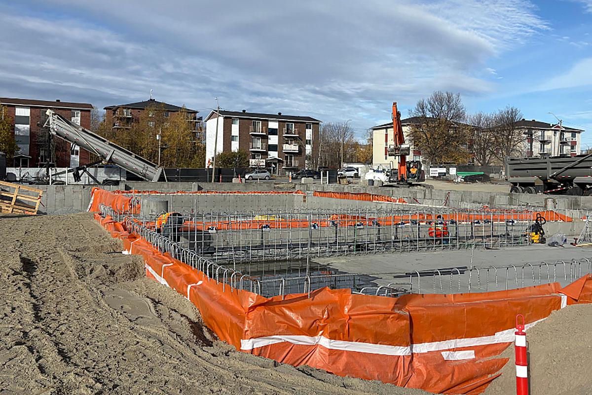 Centre aquatique Agnico Eagle : le chantier progresse à bon rythme à Rouyn-Noranda. Crédit : Ville de Rouyn-Noranda