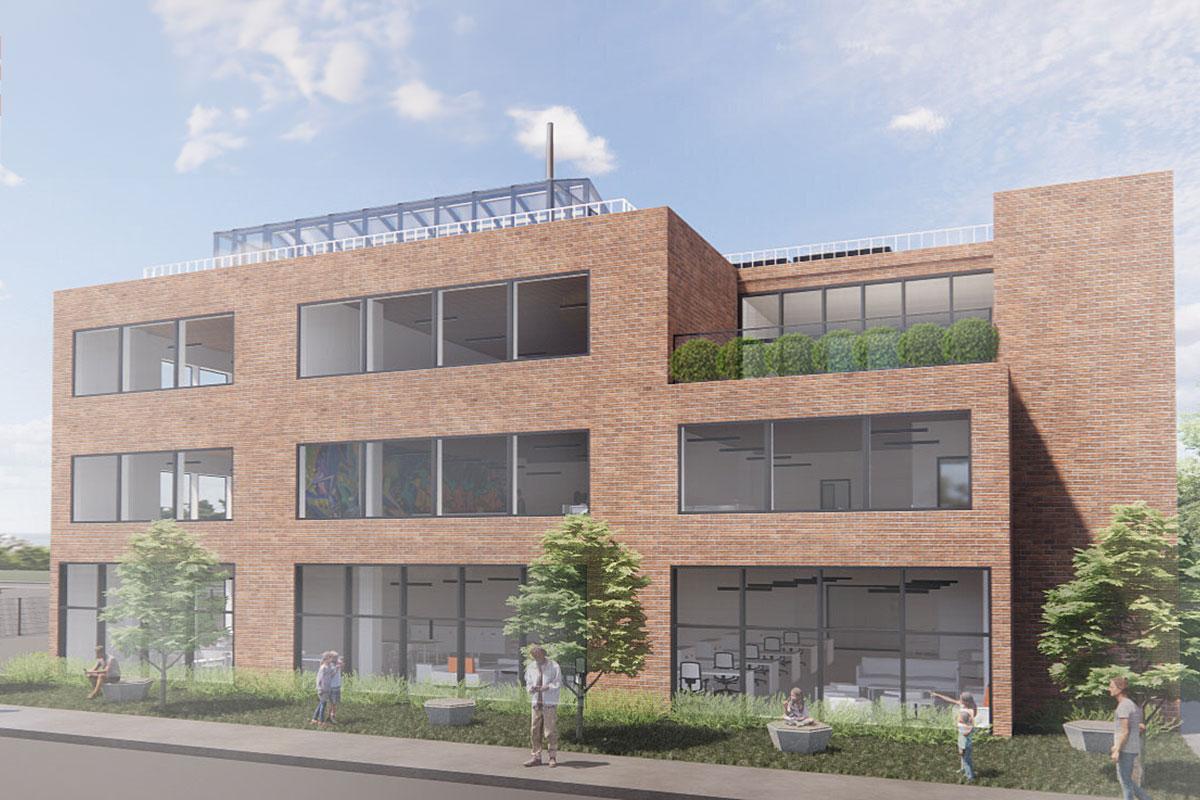 Montréal cède un terrain pour la construction d’un espace communautaire dans Saint-Michel. Crédit : FABG Architectes