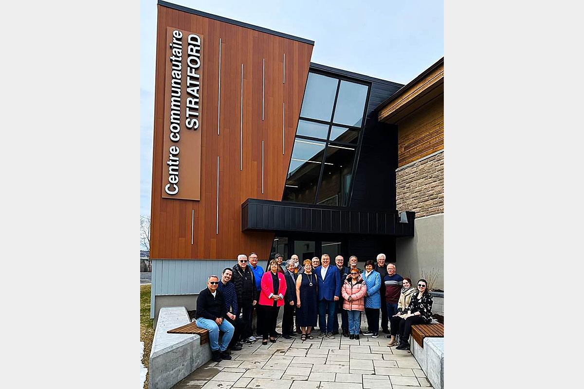 Stratford inaugure l’agrandissement de son centre communautaire. Crédit : Cabinet de la ministre des Affaires municipales