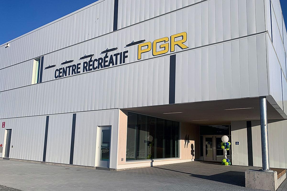 Inauguration du nouveau centre récréatif PGR de Témiscouata-sur-le-Lac. Crédit : Ville de Témiscouata-sur-le-Lac 