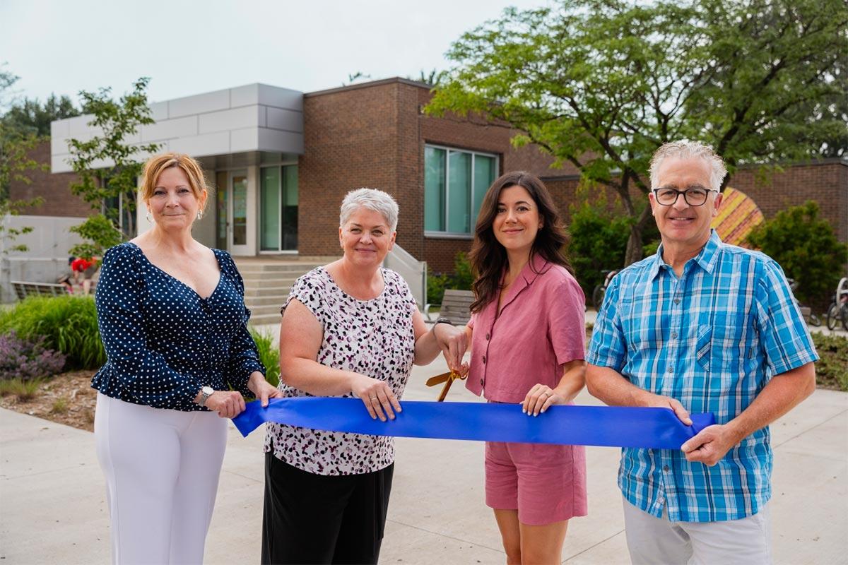 Inauguration du centre communautaire René-Veillet. Crédit : Ville de Longueuil