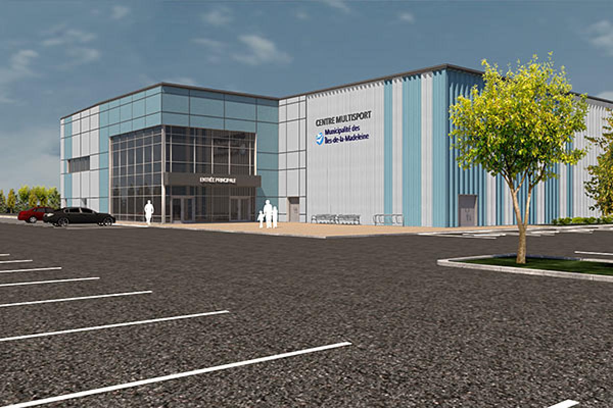 Construction d’un centre sportif aux Îles-de-la-Madeleine