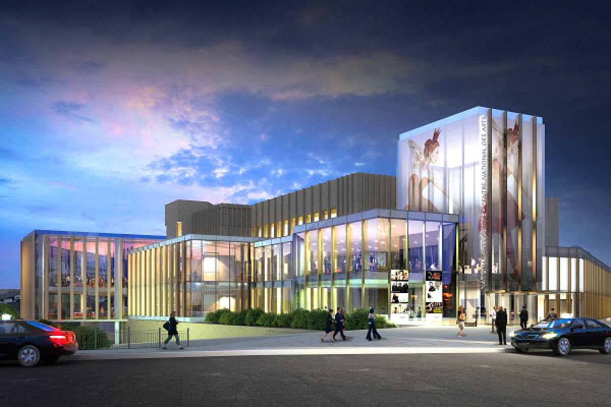 Le Centre national des arts (CNA) d'Ottawa a procédé à la première pelletée de t