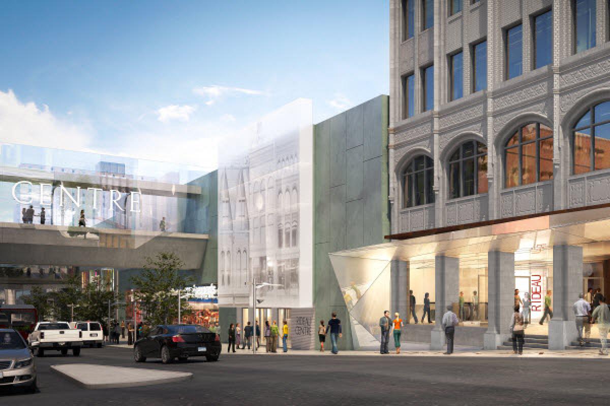 Le Centre Rideau dévoile son aire de restauration