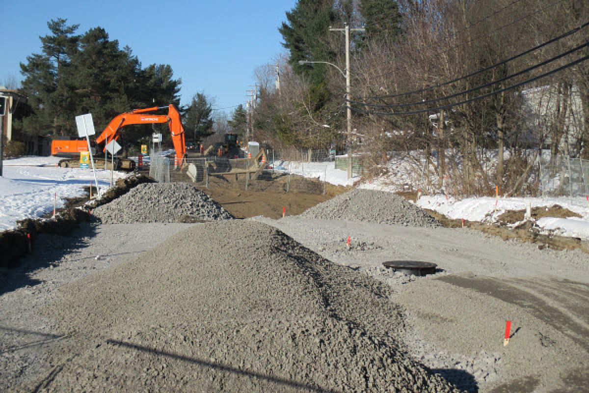 Nouvelles infrastructures d’aqueduc pour Chelsea