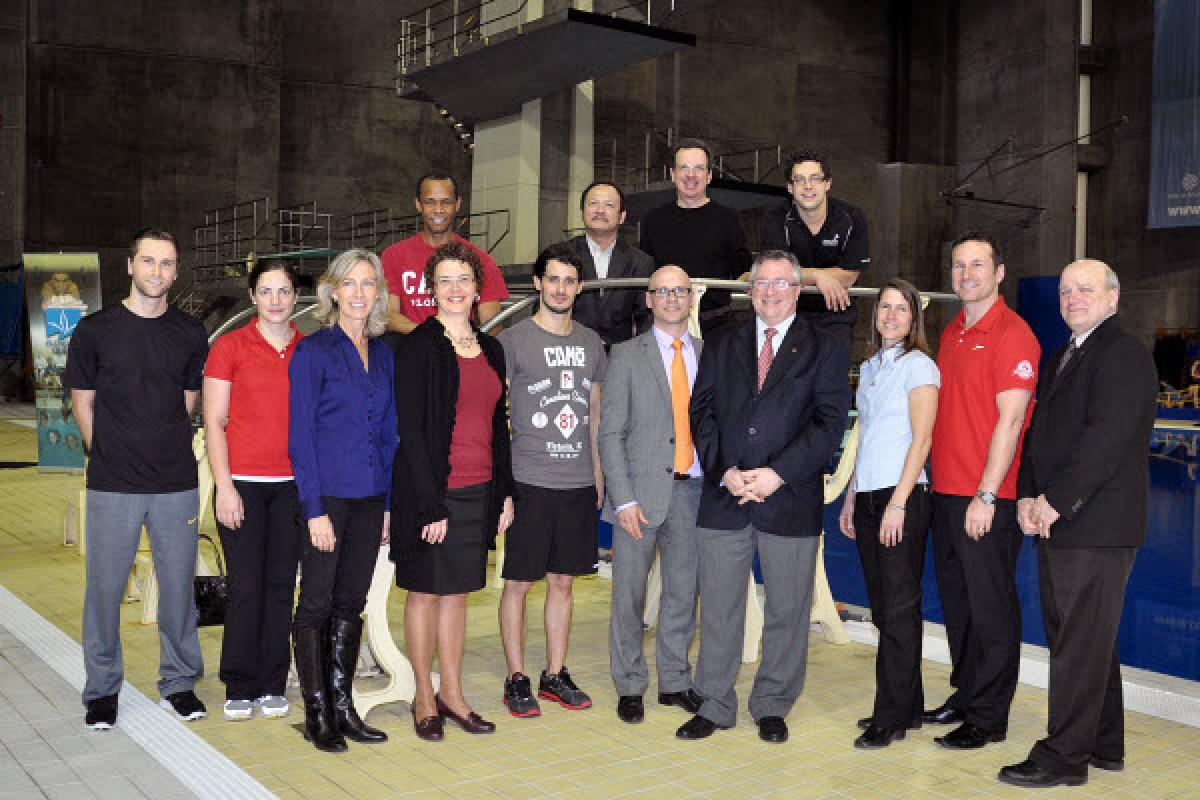 Nouvelles installations pour les plongeurs au complexe sportif Claude-Robillard