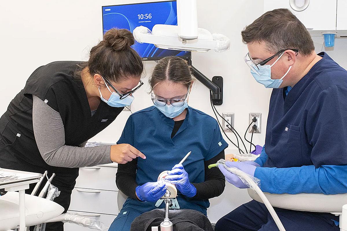 Travaux complétés pour la clinique-école en hygiène dentaire de Matane. Crédit : Cégep de Matane
