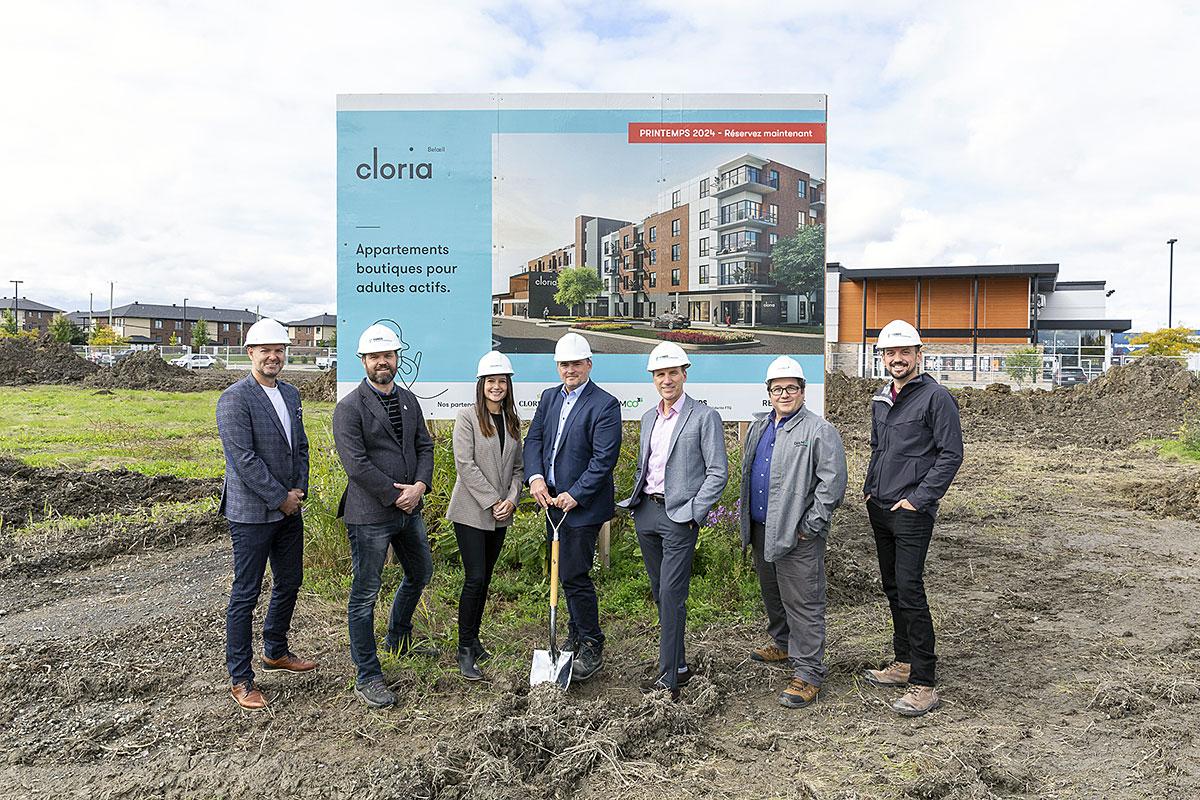 CLORIA, un nouveau projet résidentiel à Beloeil. Crédit : Fonds immobilier de solidarité FTQ