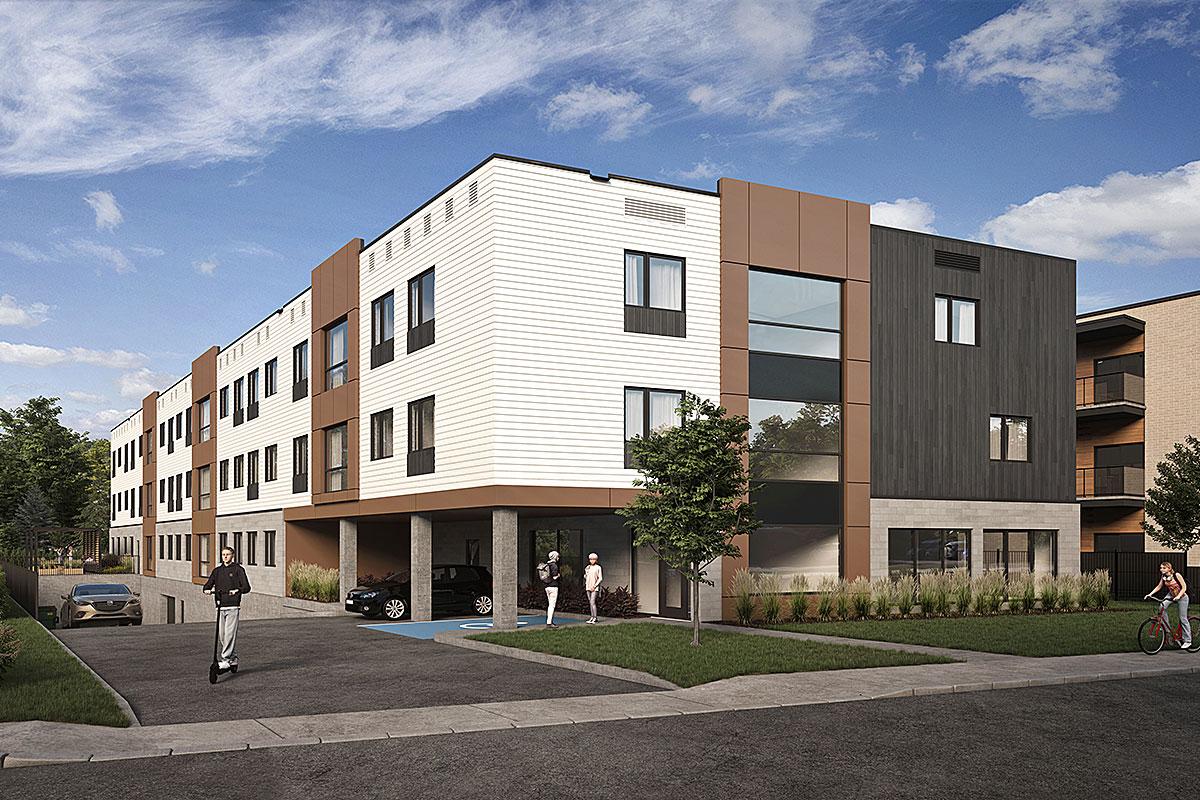 Québec accueille son premier immeuble de coliving. Crédit : Étienne Dumas