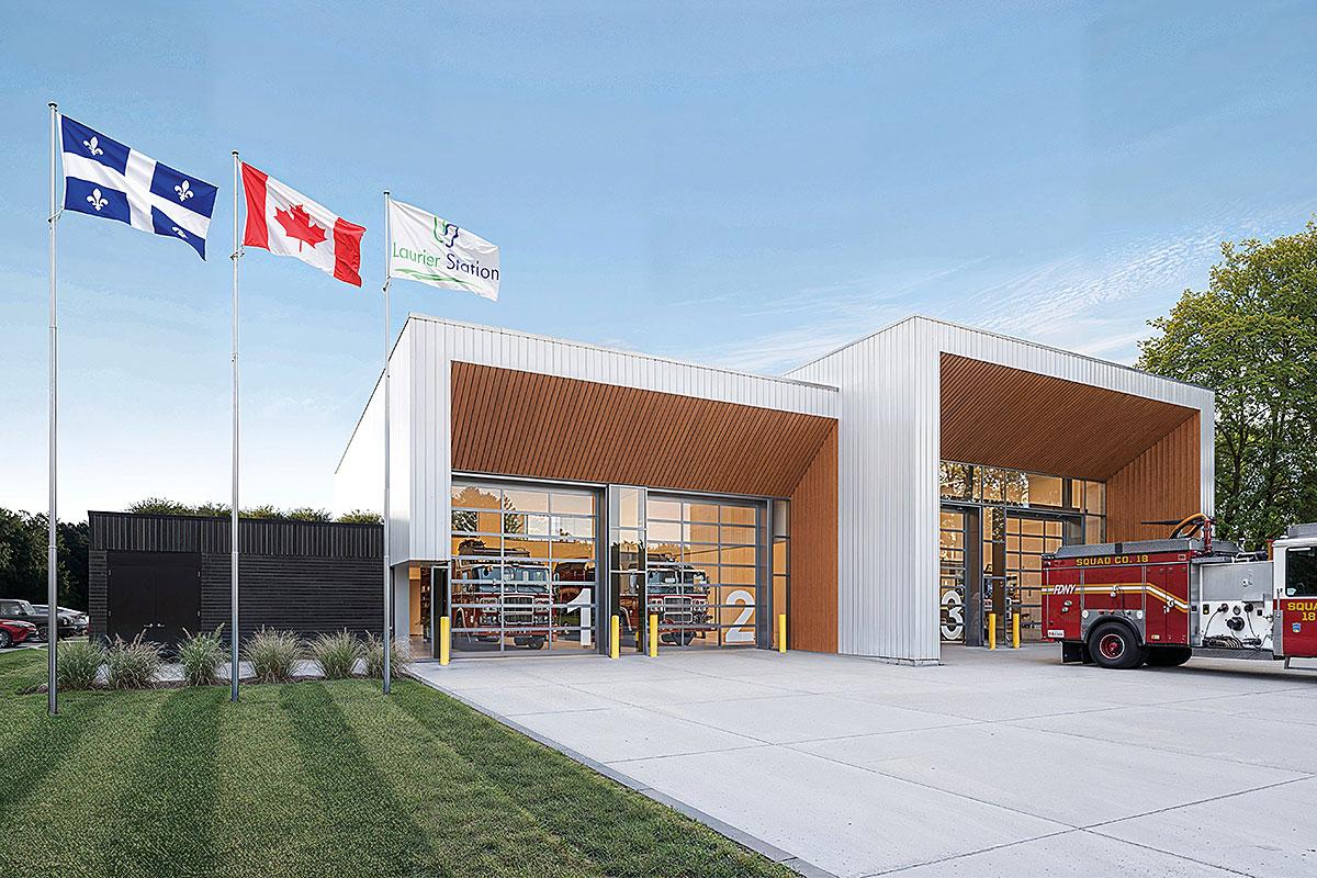 Laurier-Station lance la construction de son nouveau complexe municipal. Crédit : DG3A