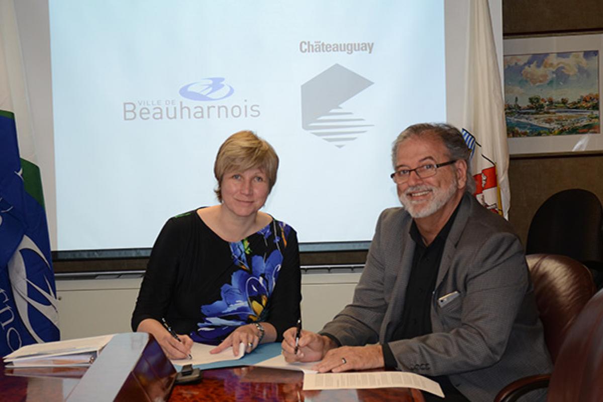 Création d’une régie intermunicipale entre Beauharnois et Chateauguay.