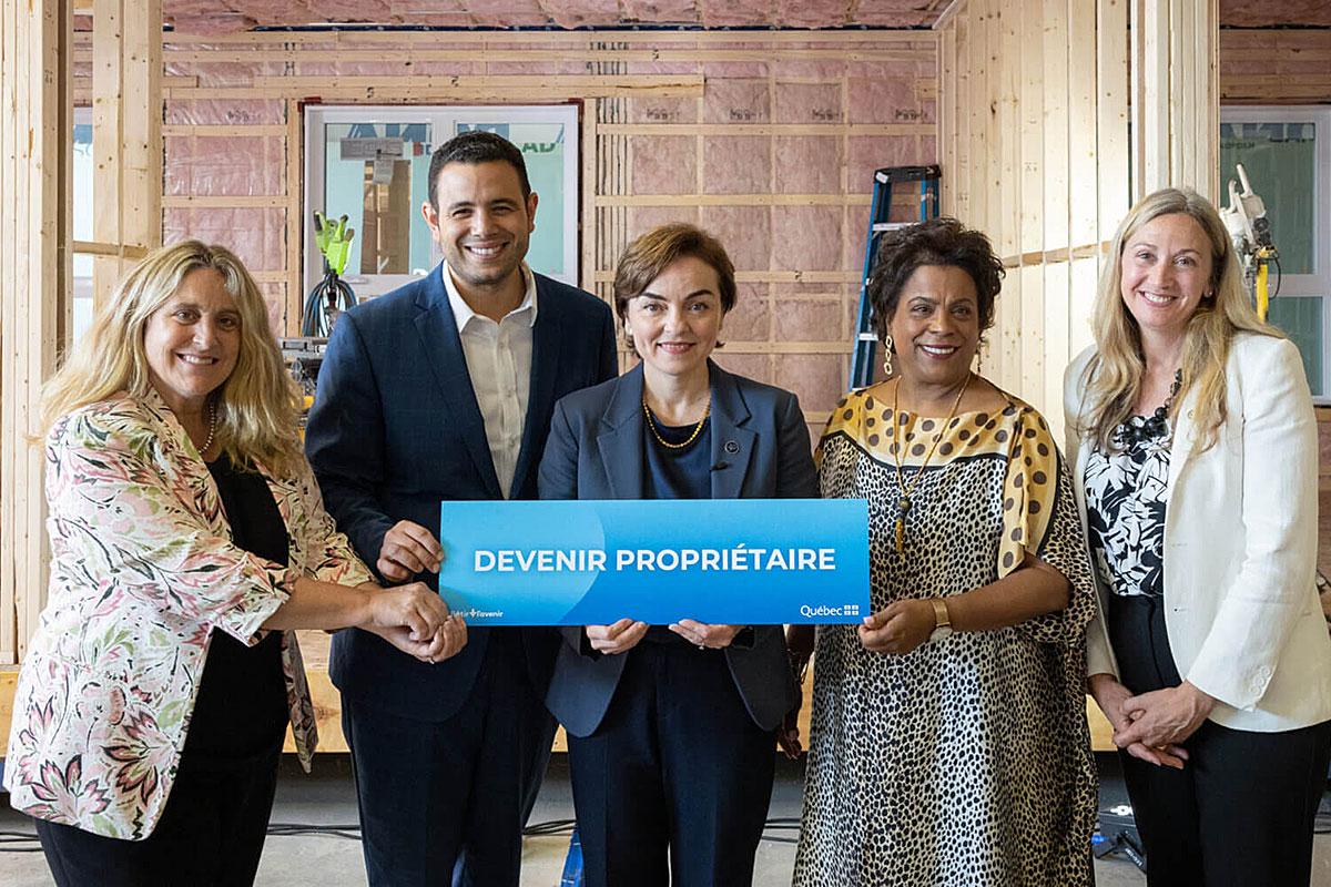 Québec lance un programme pour favoriser la construction de maisons à moins de 350 000 $. Crédit : CAQ