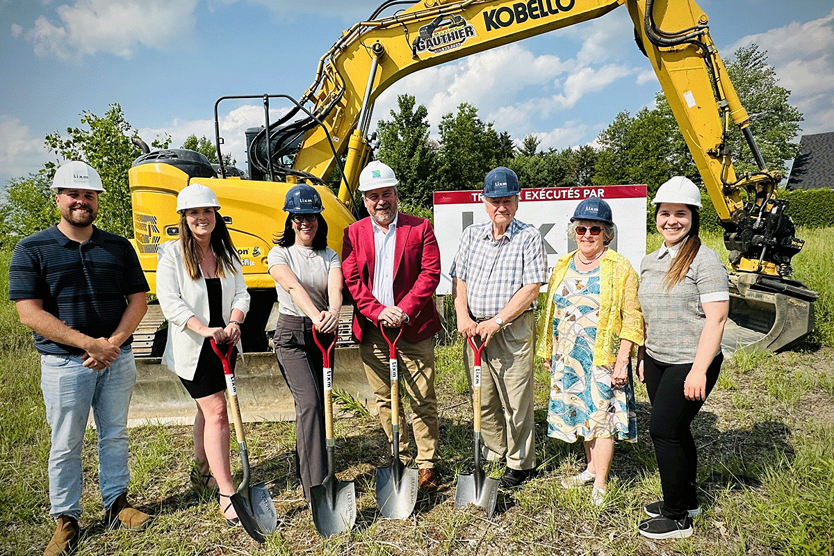 Construction de 24 logements abordables à Trois-Rivières. Crédit : Ville de Trois-Rivières