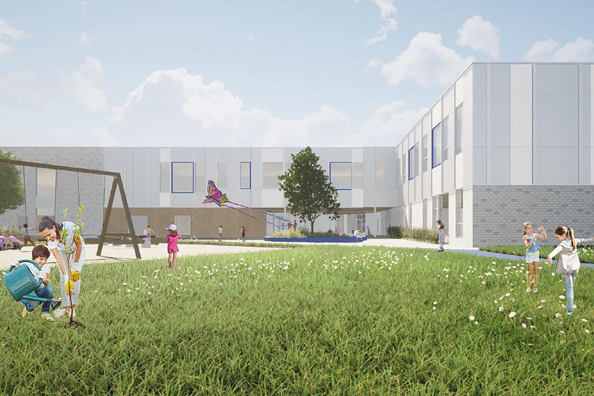 Deux nouvelles écoles pour le Centre de services scolaire de la Côte-du-Sud. Crédit : Onico - Architecture / Design tactique