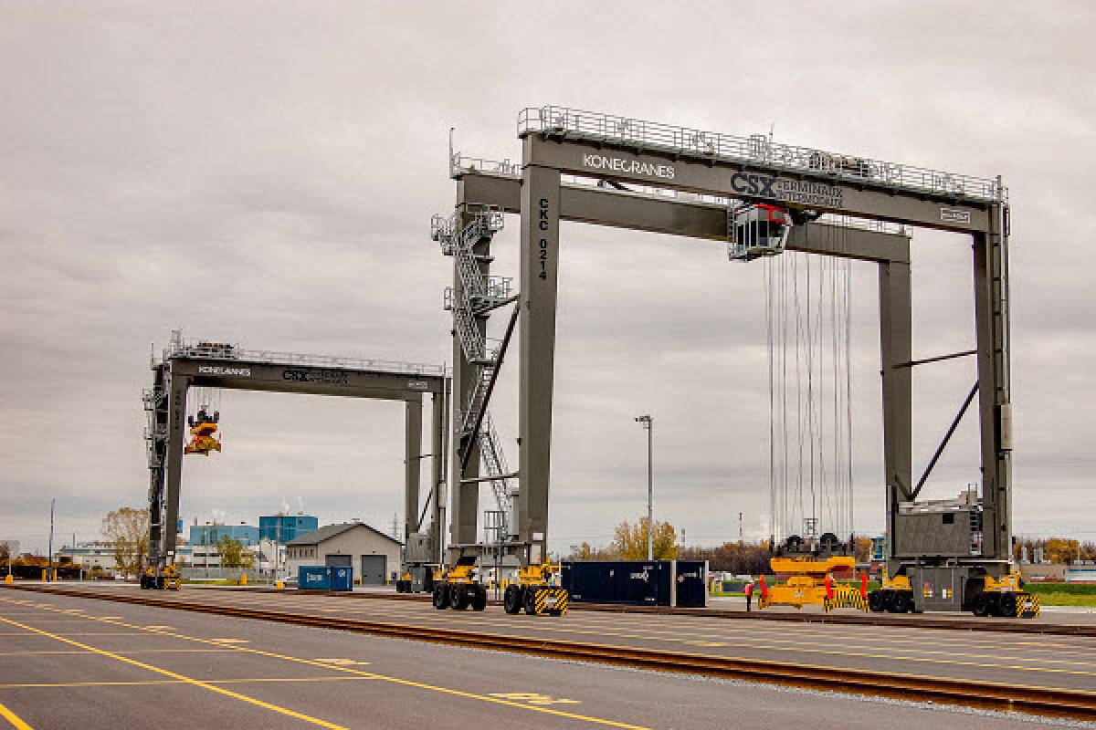 Inauguration du terminal intermodal CSX - Le gouvernement du Québec y participe