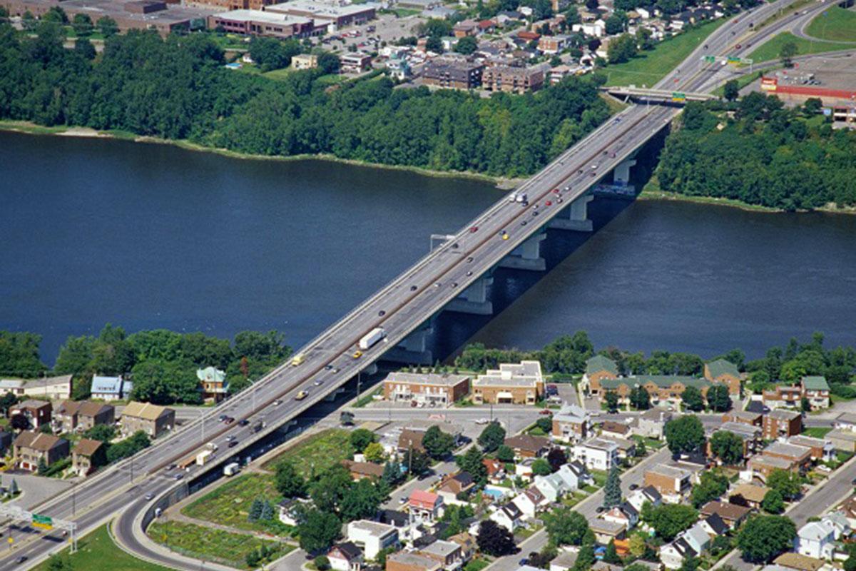 Le pont Pie-IX - Crédit : Transports Québec