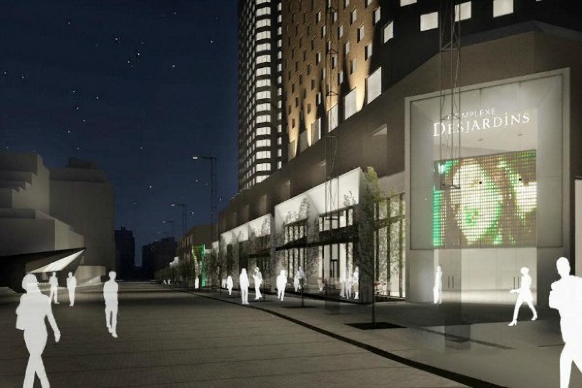 Le Complexe Desjardins installera des loges urbaines sur sa façade située sur la