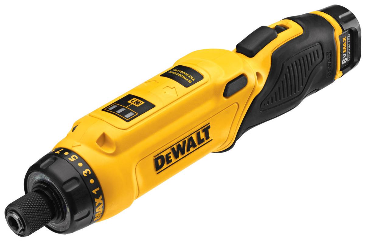 DEWALT innove avec le tournevis 8V MAX à technologie gyroscopique