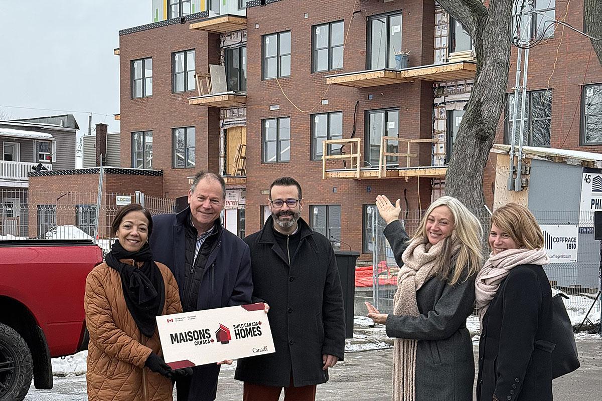 Trois-Rivières : plus de 9 M$ pour construire 20 logements abordables. Crédit : Daniel Jalbert Photographe