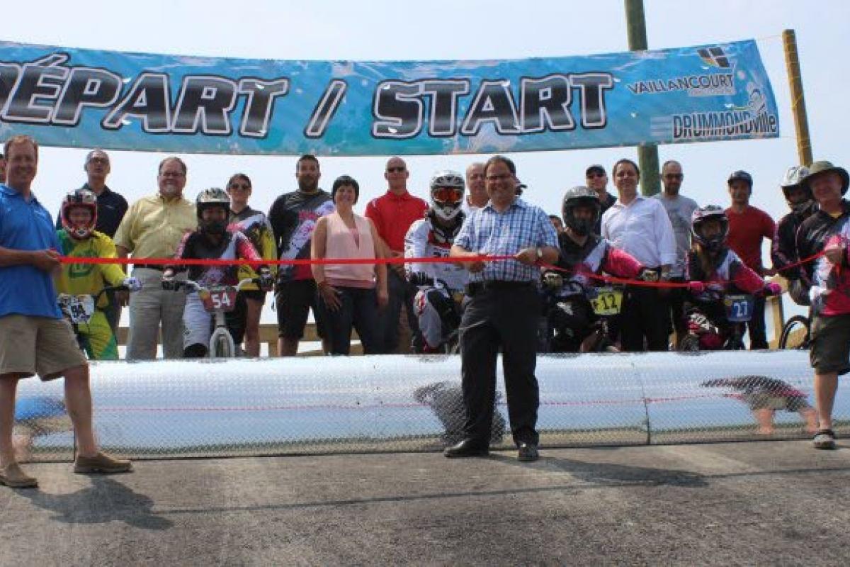 Drummondville inaugure la piste BMX