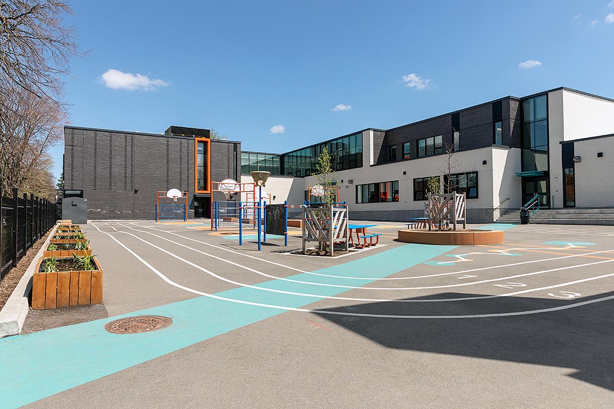 Agrandissement de l’école primaire Bedford. Crédit : Mélanie Dusseault