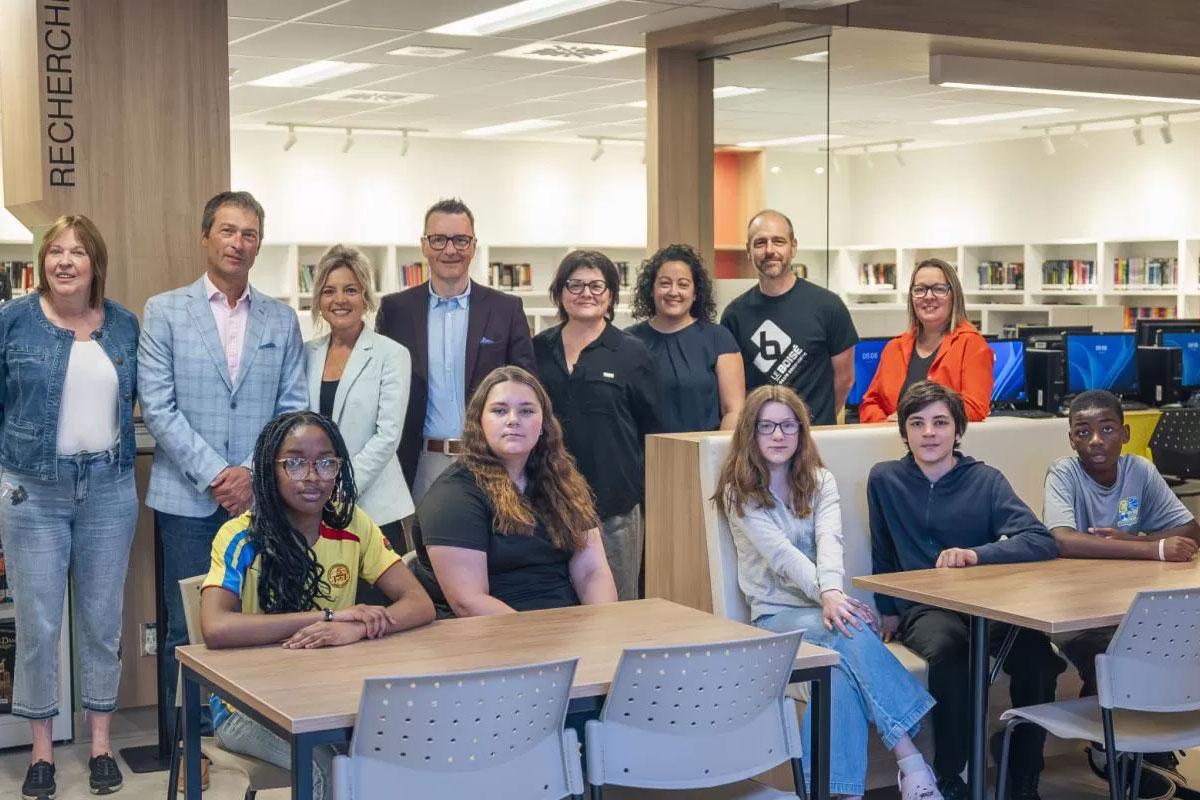 Une modernisation de 7,4 M$ pour l'école Le boisé. Crédit : BR Productions