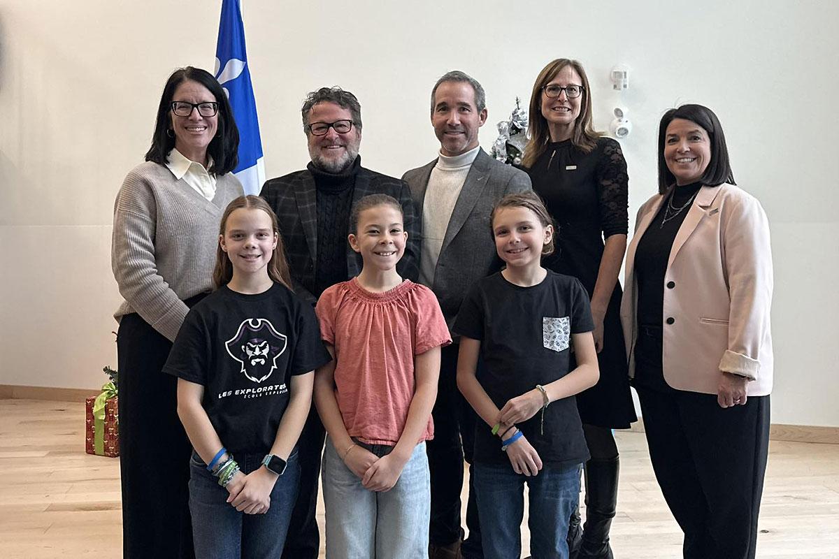 Une nouvelle école primaire de 24 M$ inaugurée à Bécancour. Crédit : Ville de Bécancour