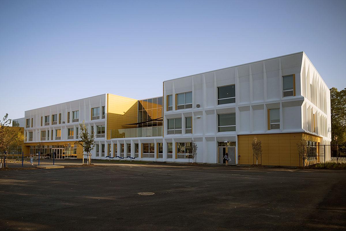 Inauguration d’une nouvelle école primaire à Longueuil. Crédit : CSS Marie-Victorin