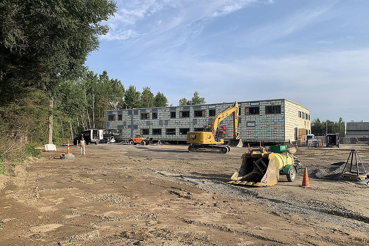 École Clair-Soleil : la construction modulaire au service de l’éducation. Crédit : CSSDN