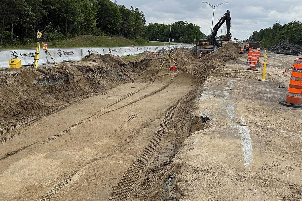 Autoroute 55 : un premier tronçon élargi maintenant en service. Crédit : ministère des Transports et de la Mobilité durable
